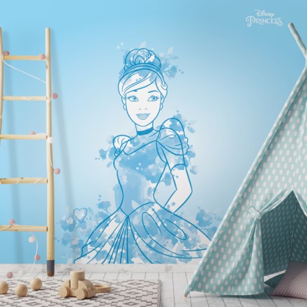 Blue Cinderella Ταπετσαρία Τοίχου