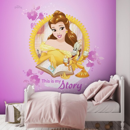 This is my story, Belle! Ταπετσαρία Τοίχου