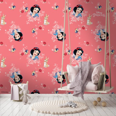 Pink Snow White Ταπετσαρία Τοίχου