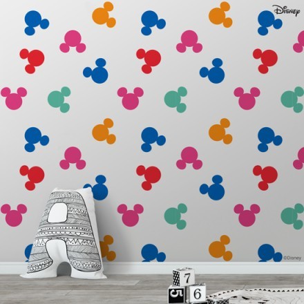 Πολύχρωμα μοτίβα με τον Mickey Mouse