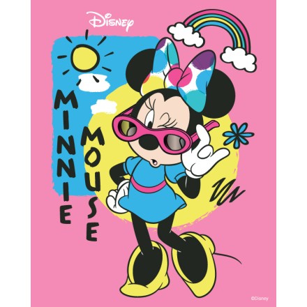 Minnie Mouse with sunglasses