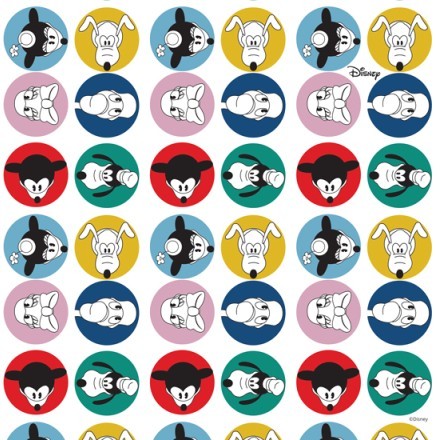 Πολύχρωμο μοτίβο με Mickey Mouse, Goofy & Pluto!