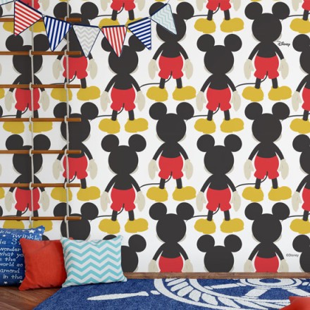 Mickey Mouse από την πίσω όψη! Ταπετσαρία Τοίχου