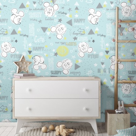 Όνειρα γλυκά με τον Mickey Mouse! Ταπετσαρία Τοίχου