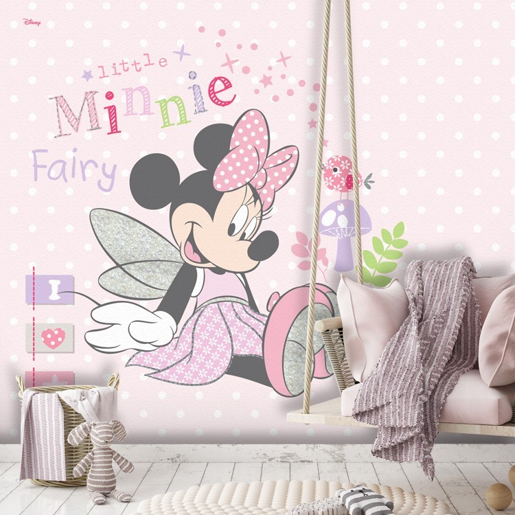 Ταπετσαρία Τοίχου Little Minnie Fairy!