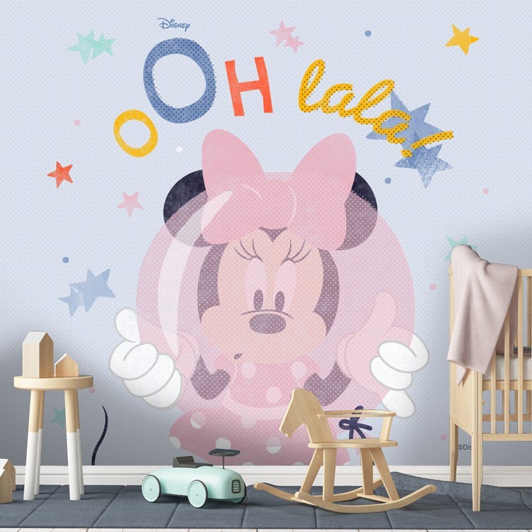 Ταπετσαρία Τοίχου Oh lala, Minnie Mouse!