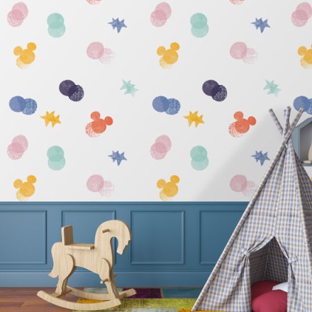 Mickey & Minnie Mouse Pattern Ταπετσαρία Τοίχου