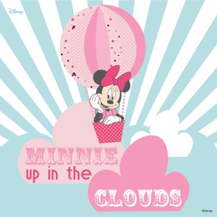 Minnie up in the clouds, Minnie Mouse!