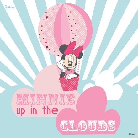 Minnie up in the clouds, Minnie Mouse!