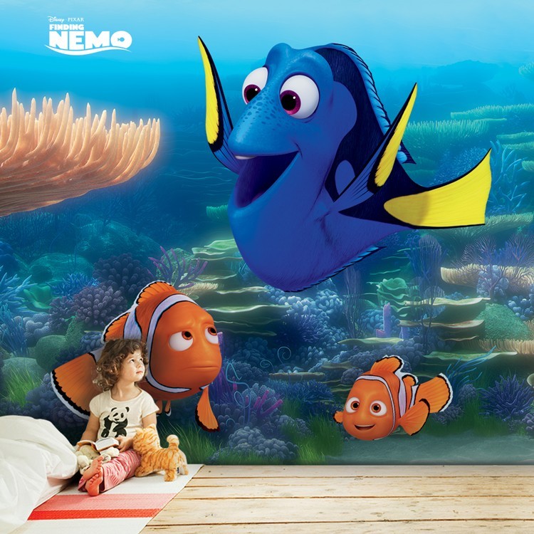 Ταπετσαρία Τοίχου Marlin, Nemo & Dory