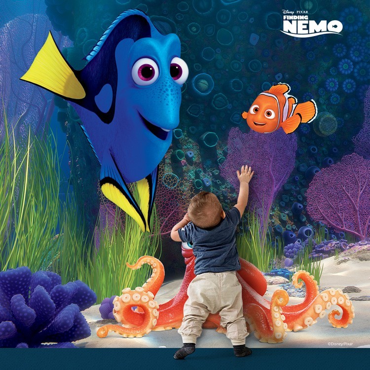 Ταπετσαρία Τοίχου Hank, Dory & Nemo