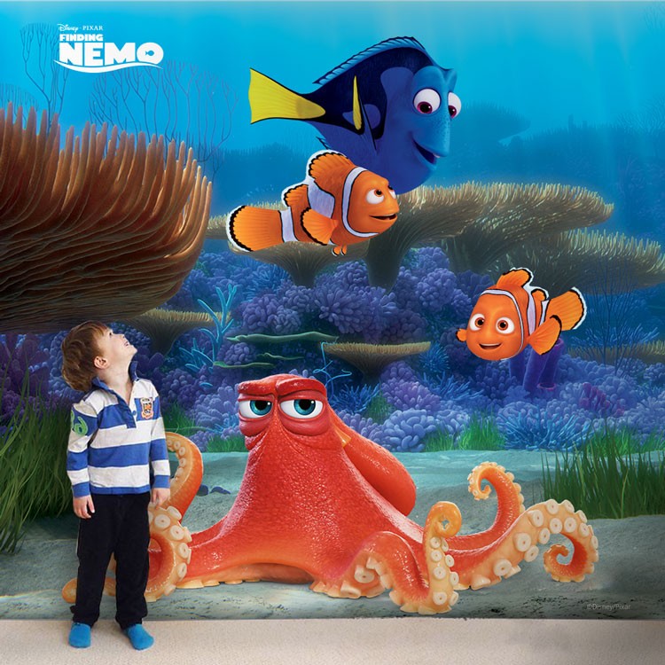 Ταπετσαρία Τοίχου Hank, Marlin, Nemo & Dory