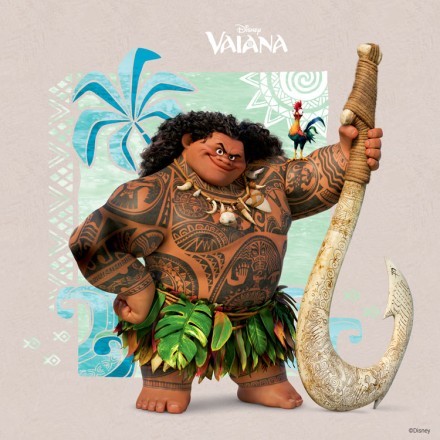 Maui and Heihei, Moana