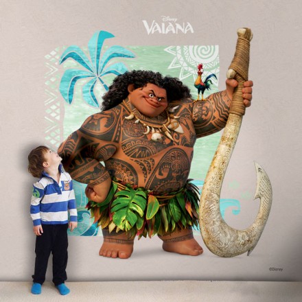 Maui and Heihei, Moana Ταπετσαρία Τοίχου