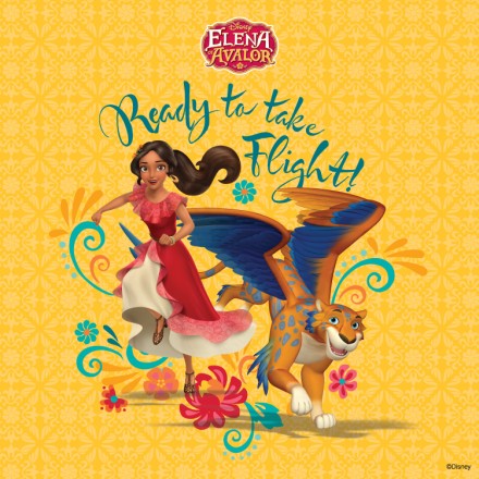 Ready to take flight, Elena of Avalor