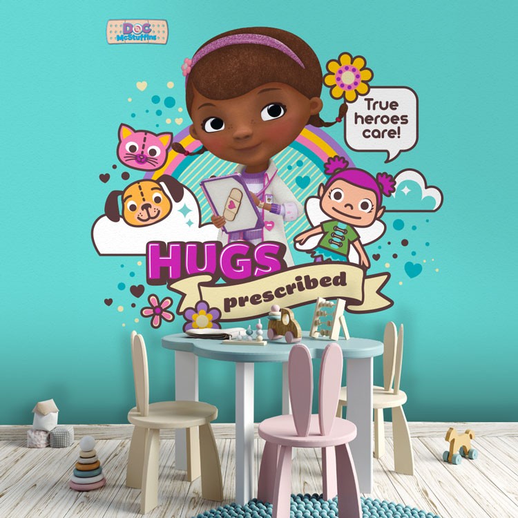 Ταπετσαρία Τοίχου True Heroes Care, Doc Mc Stuffins