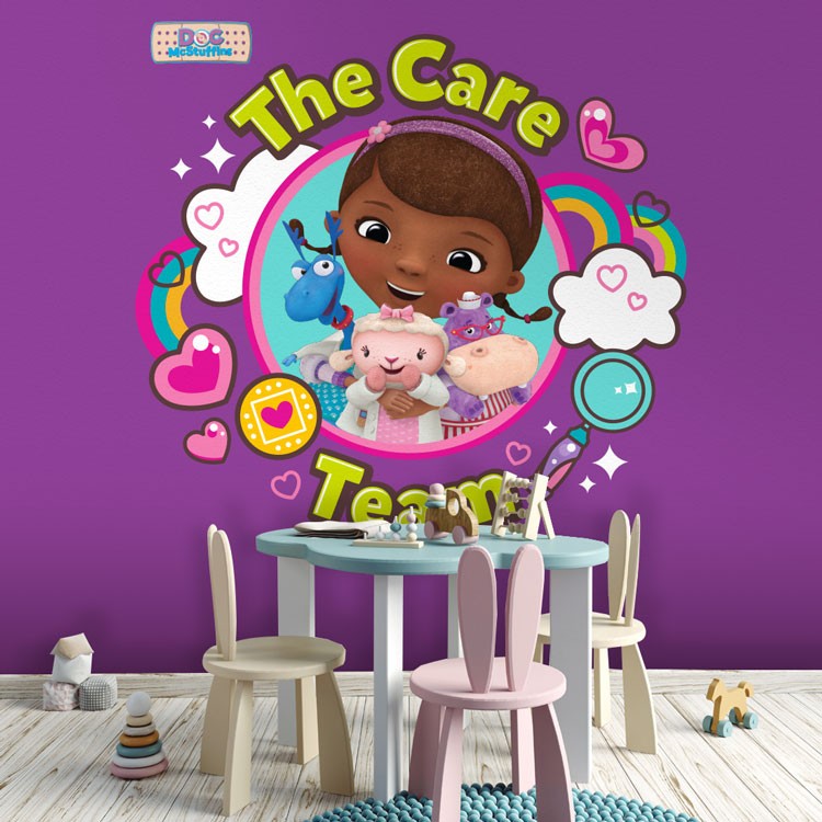 Ταπετσαρία Τοίχου The Care Team, Doc Mc Stuffins