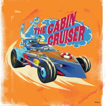 The cabin Cruiser, Mickey Mouse!