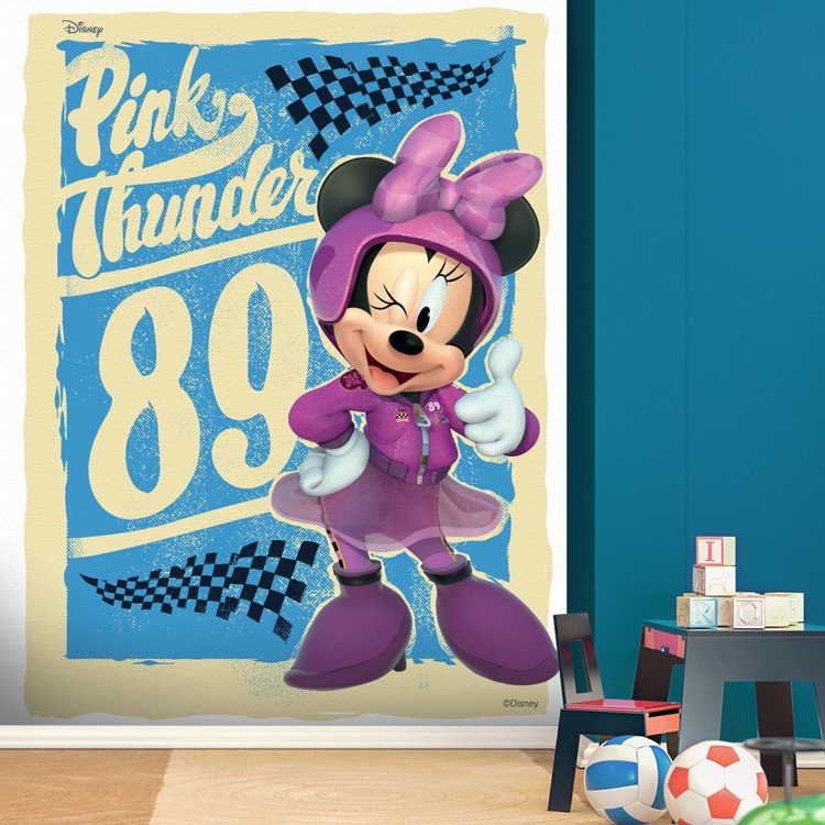 Ταπετσαρία Τοίχου Pink Thunder 89, Minnie Mouse!