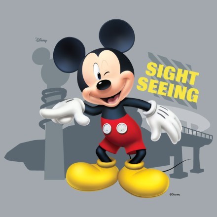 Sightseeing, Mickey Mouse!