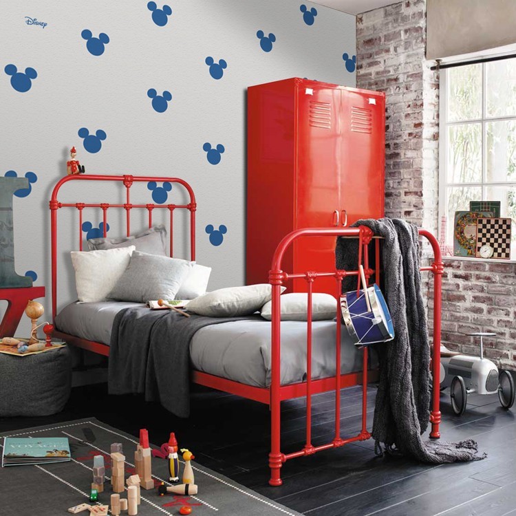 Ταπετσαρία Τοίχου Mickey's Mouse blue head!