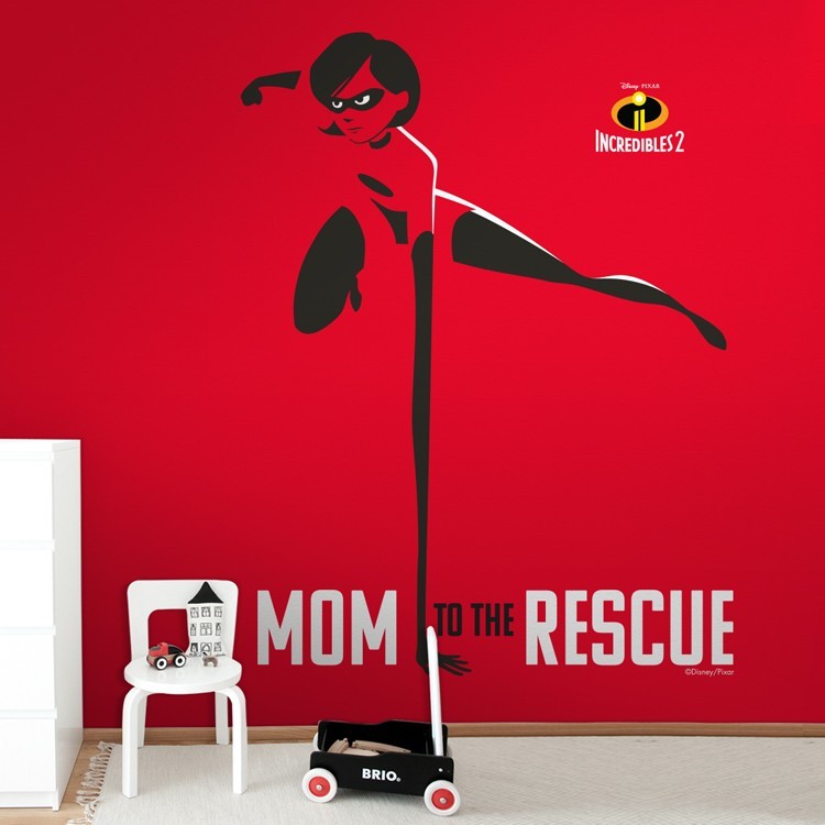 Ταπετσαρία Τοίχου Mom to the rescue, The Incredibles!