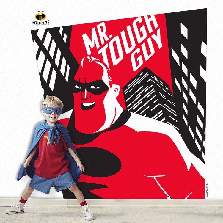 Ταπετσαρία Τοίχου Mr Tough Guy, Incredibles!!