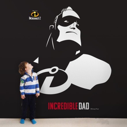 Incredible Dad, The Incredibles! Ταπετσαρία Τοίχου