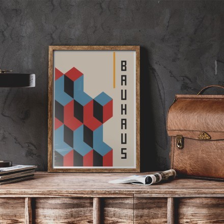 Bauhaus style - Poster