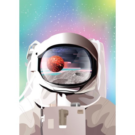 Αστροναύτης στο διάστημα - Αφίσα Poster