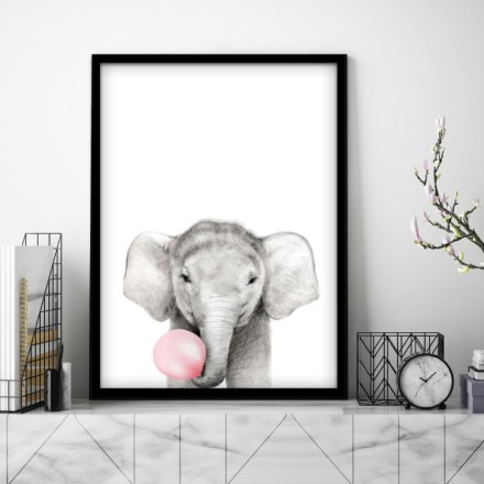Bubble Elephant - Αφίσες-Poster
