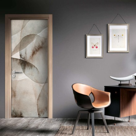 Painted modern paint - Αυτοκόλλητο Πόρτας