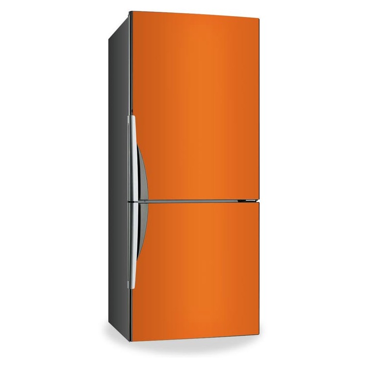 57x220 cm Orange - Αυτοκόλλητο Ψυγείου