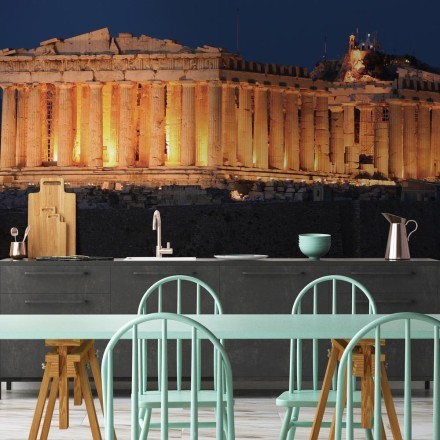 Παρθενώνας τη νύχτα - Ταπετσαρία Τοίχου