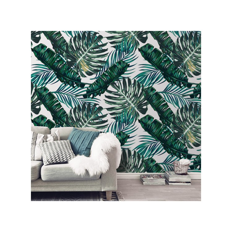 170 x 100 εκ Τροπικά φύλλα φοίνικα - Ταπετσαρία τοίχου