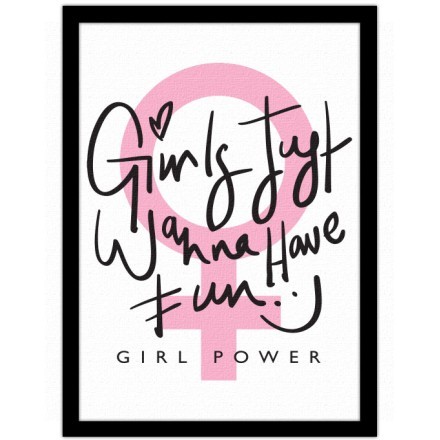 Girl power Πίνακας σε Καμβά
