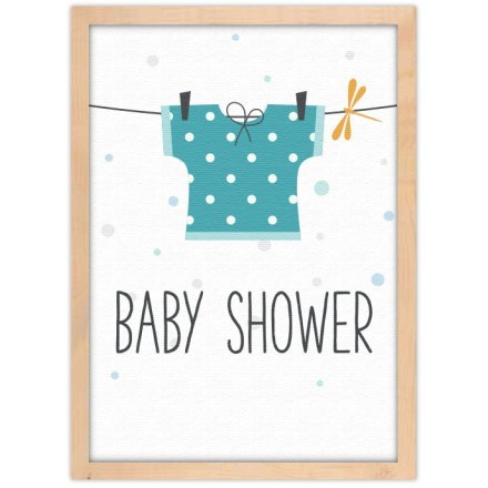 Baby shower Πίνακας σε Καμβά