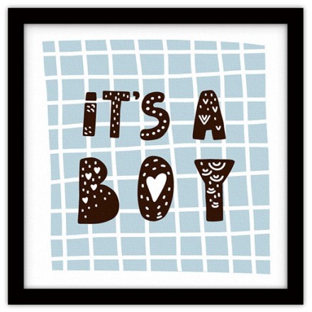 Its a boy! Πίνακας σε Καμβά