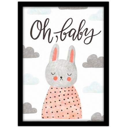 Little bunny Πίνακας σε Καμβά