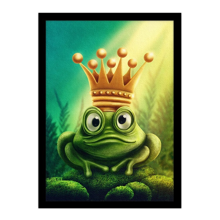 Πίνακας σε Καμβά Ο Πρίγκιπας βάτραχος