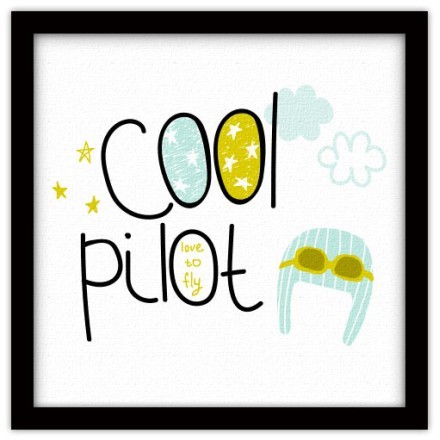 Cool pilot Πίνακας σε Καμβά