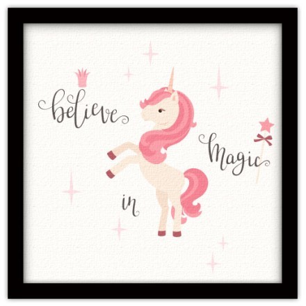 Believe in magic Πίνακας σε Καμβά