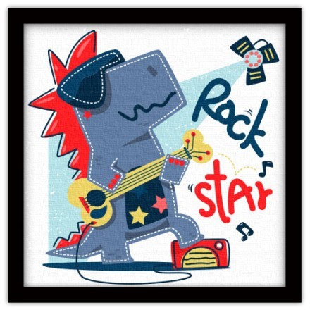 Rockstar Πίνακας σε Καμβά