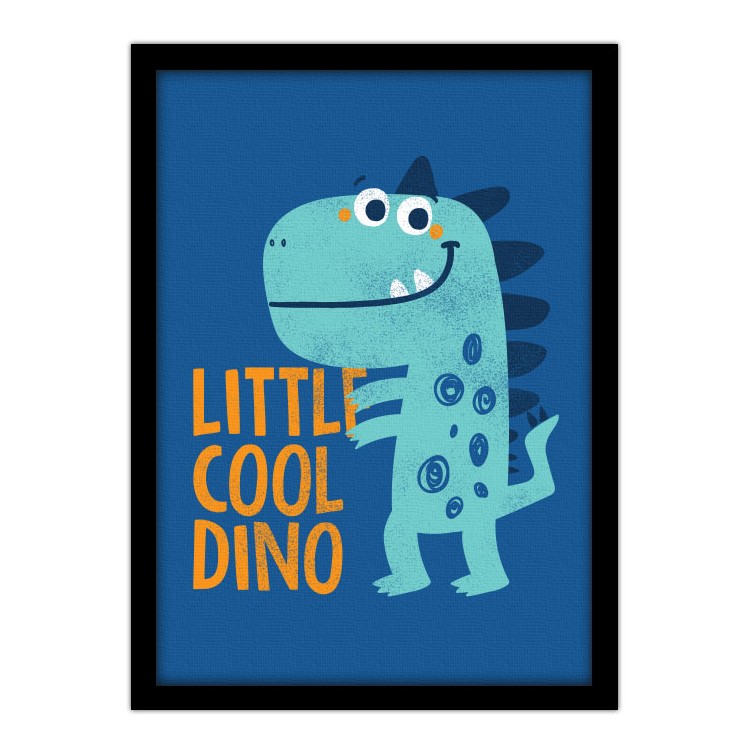 Πίνακας σε Καμβά Little cool dino