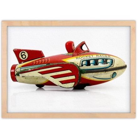 Rocket Racer Πίνακας σε Καμβά