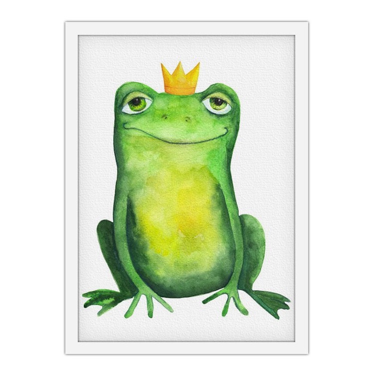 Πίνακας σε Καμβά Βασιλιάς βάτραχος