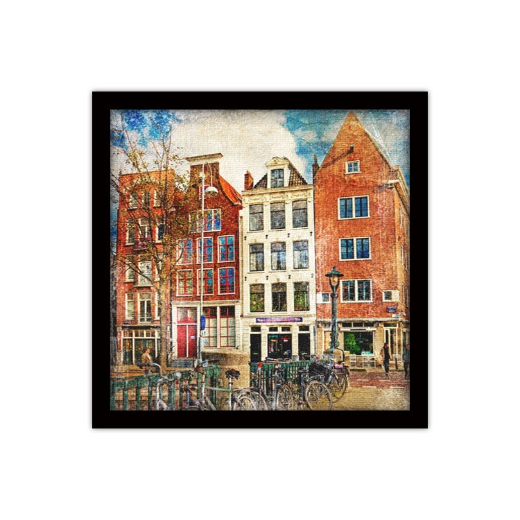 Πίνακας σε Καμβά Σπίτια στο Άμστερνταμ