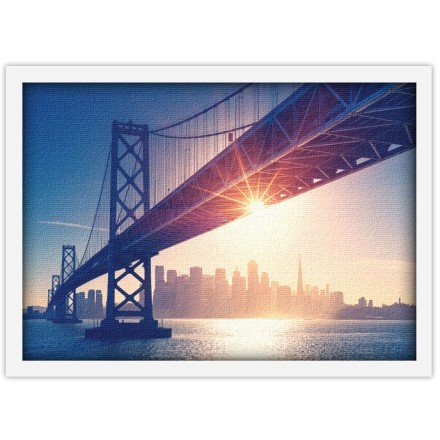 Γέφυρα San Francisco Πίνακας σε Καμβά