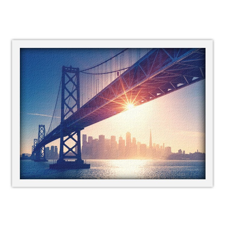 Πίνακας σε Καμβά Γέφυρα San Francisco