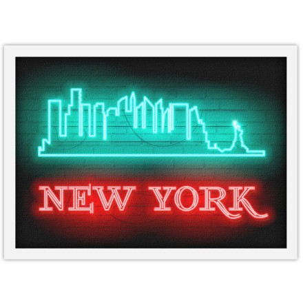 New York vector graphic Πίνακας σε Καμβά